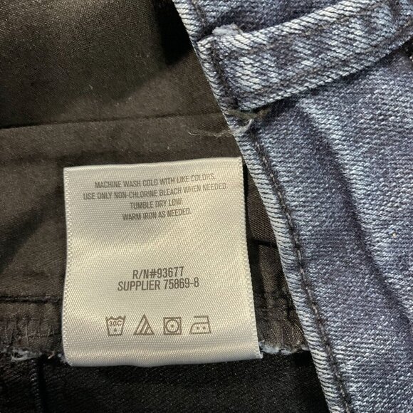 Liz Claiborne‎ Jeans Womens 20W Original Fit Tapered Leg Blue Med Wash Stretch - Picture 7 of 9